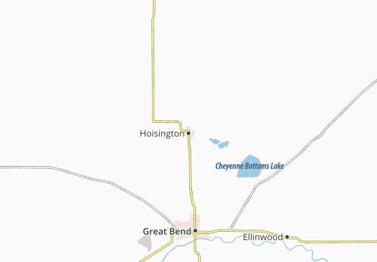 Mapa Hoisington