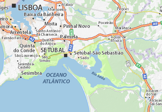Kaart Plattegrond Santo Ovideo