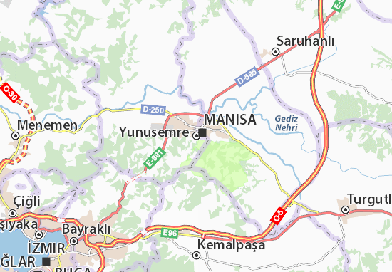 Karte Stadtplan Yunusemre