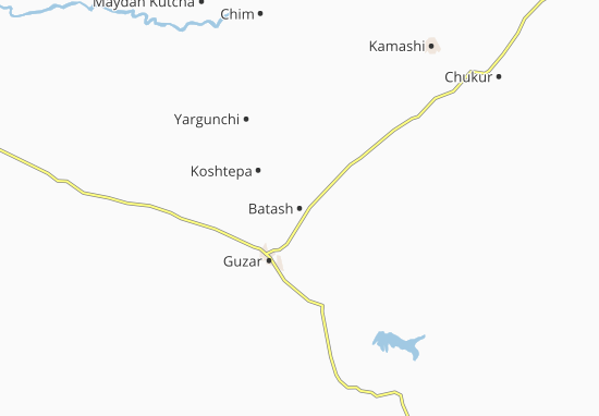 Karte Stadtplan Batash