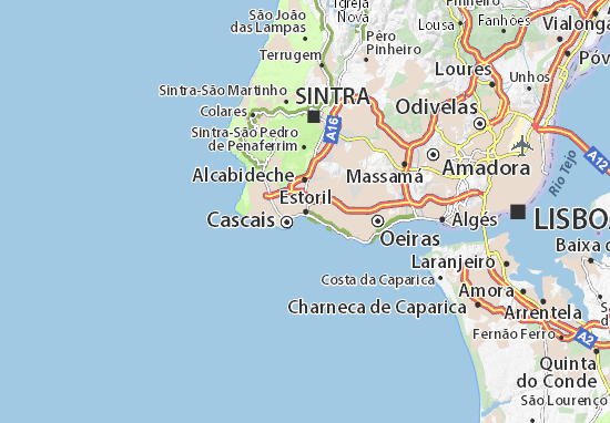 Mapa Estoril