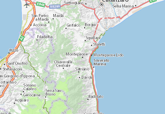 Mapa Montepaone
