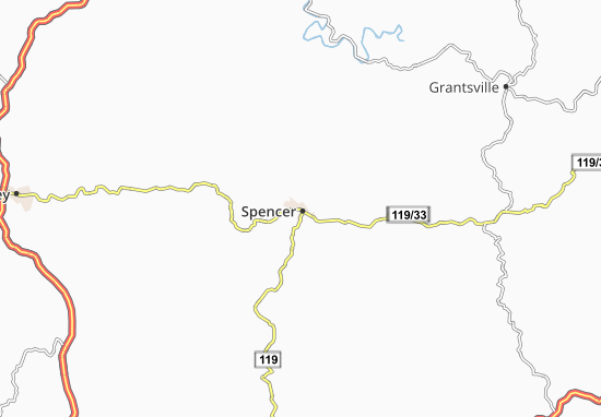 Mapa Spencer
