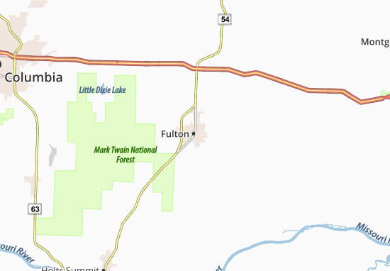 Mapa Fulton