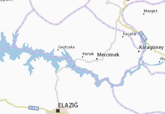 Mapa Pertek