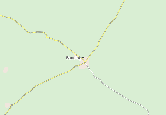 Kaart Plattegrond Baoding