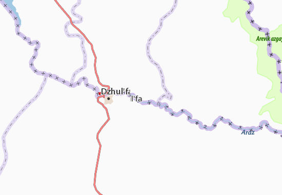 Mapa Yaydzhi