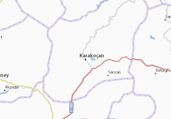 Mapa Karakoçan