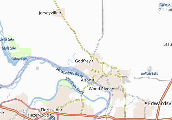 Mapa Godfrey