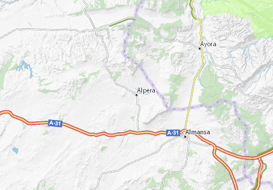 Karte Stadtplan Alpera