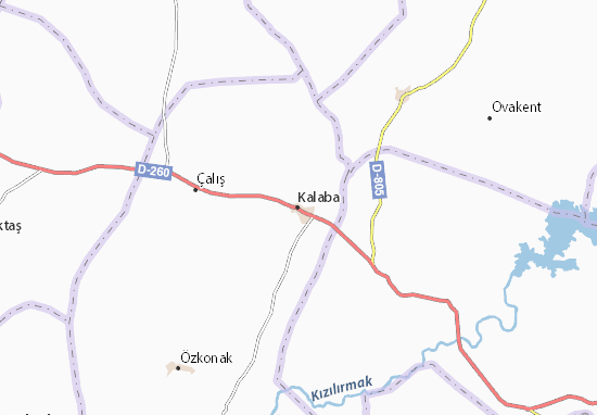 Mapa Kalaba