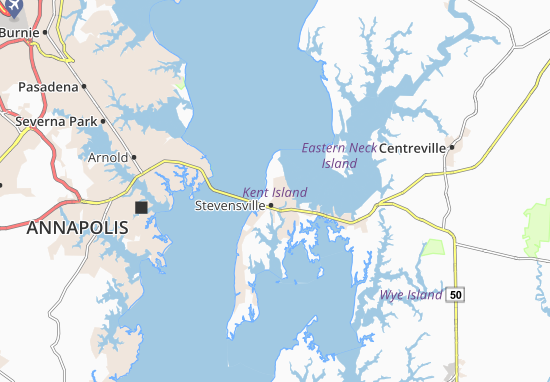 Stevensville Map