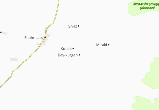 Kaart Plattegrond Bay-kurgan