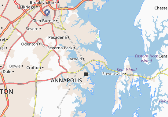 Karte Stadtplan Arnold