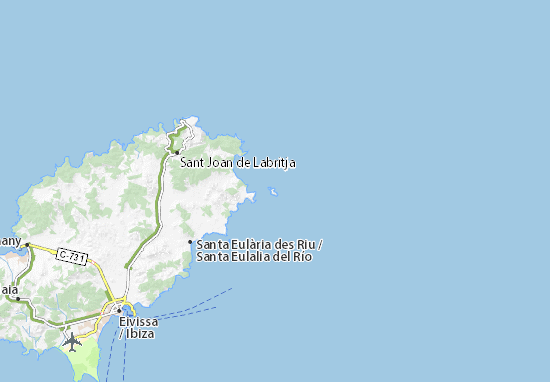 Illa de Tagomago Map