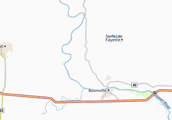 Mapa Boonesboro