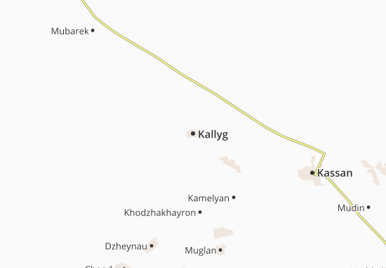 Karte Stadtplan Kallyg