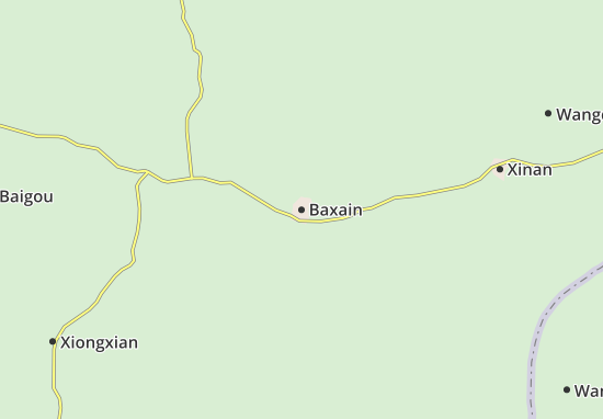 Karte Stadtplan Baxain