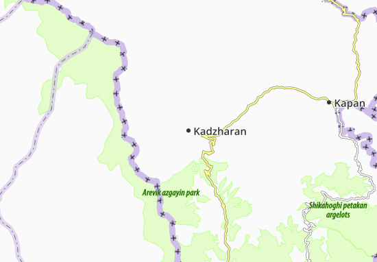 Mapa Kadzharan