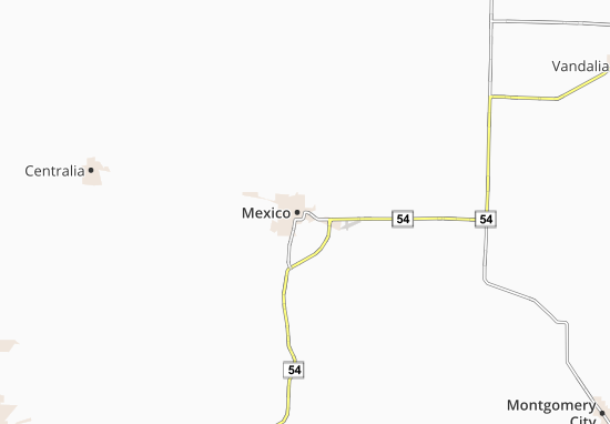 Kaart Plattegrond Mexico