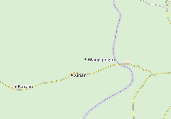 Karte Stadtplan Wangqingto