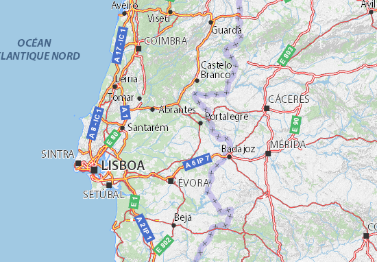 Mapa MICHELIN Aveiro - mapa Aveiro - ViaMichelin