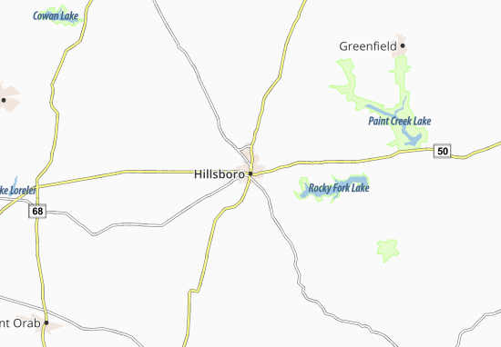 Mapa Hillsboro