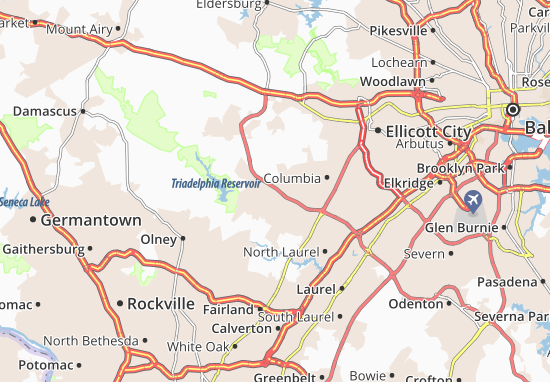 Mapa Clarksville