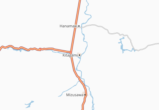 Mapa Kitagami