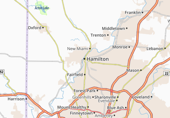 Carte-Plan Hamilton