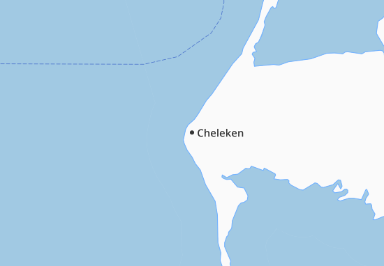 Mapa Cheleken