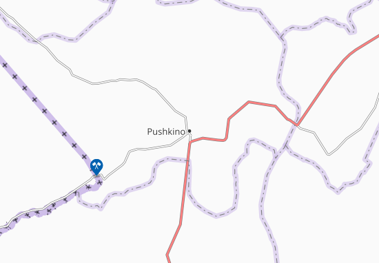 Mapa Pushkino