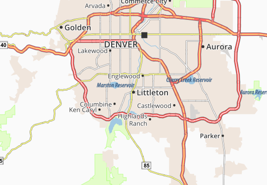 Mapa Littleton