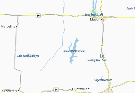 Mapa Kaseyville