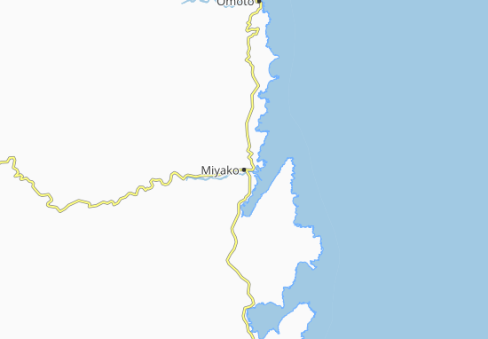 Mapa Miyako