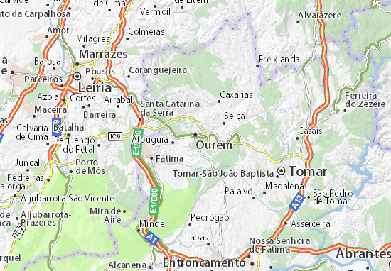 Mapa MICHELIN Albufeira - mapa Albufeira - ViaMichelin