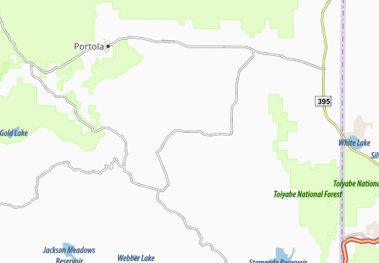 Mapa East Sierra