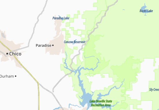 Mapa Parkhill