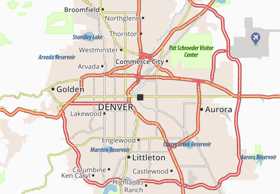 MICHELIN Denver map - ViaMichelin