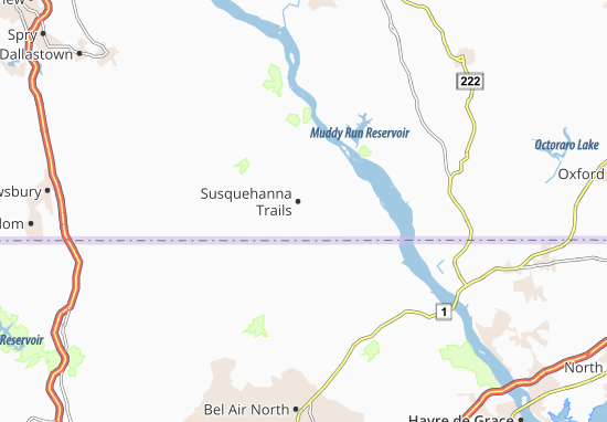 Mapa Susquehanna Trails