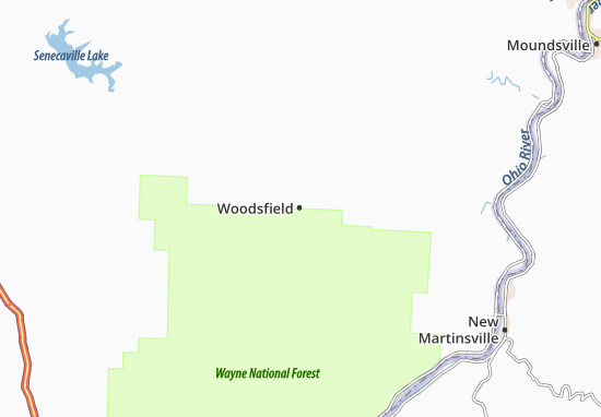 Mapa Woodsfield