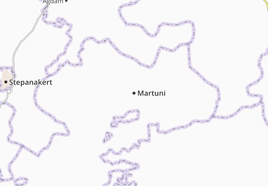 Karte Stadtplan Martuni