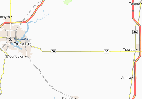 Kaart Plattegrond Burrowsville