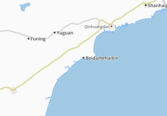 Kaart Plattegrond Beidaihehaibin