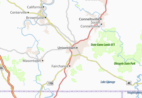 Mappe-Piantine South Uniontown