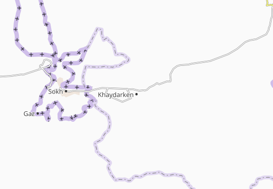 Mapa Khaydarken