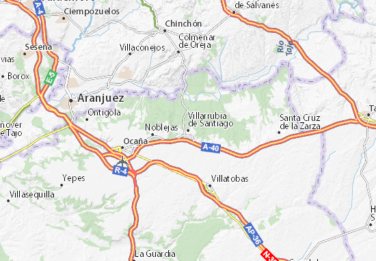 Villarrubia de Santiago Map