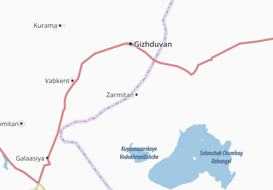 Karte Stadtplan Zarmitan