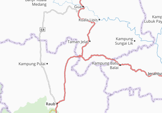 Mapa Kampung Baharu Benta