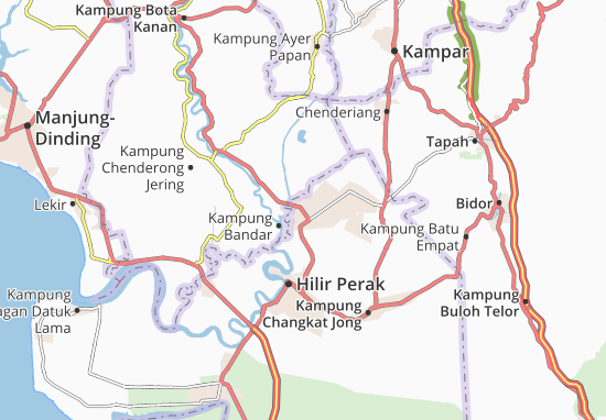 Mapa Kampung Labu Kubong